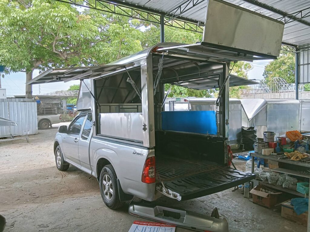 หลังคารถขายของเคลื่อนที่ ท้ายรถกระบะ